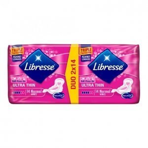 Libresse Ultra Normal Wings Terveysside 2 X 14 Kpl