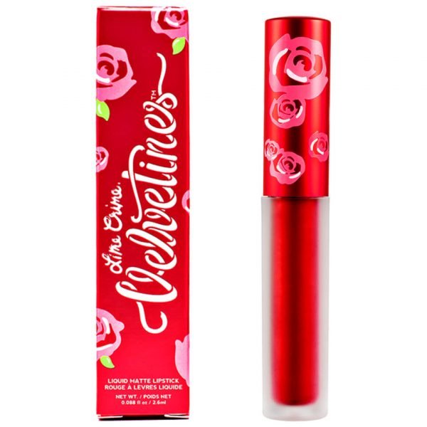 Lime Crime Metallic Velvetines Lipstick Red Hot