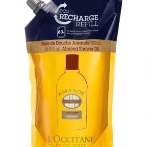 Loccitane Almond Shower Oil Refill Suihkuöljy Täyttöpakkaus 500 ml