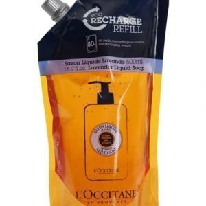 Loccitane Shea Liquid Soap Eco Refill Lavender Nestesaippua Täyttöpakkaus 500 ml