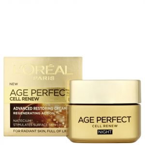 L'oreal Paris Dermo Expertise Age Perfect Cell Renew Advanced Restoring Night Cream 50 Ml