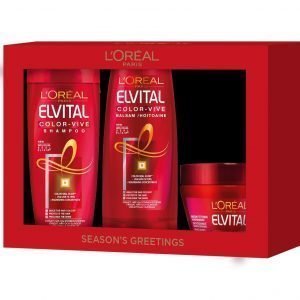 L'oreal Paris Elvital Color-Vive Lahjapakkaus 2016