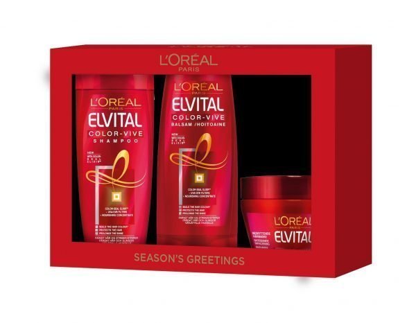 L'oreal Paris Elvital Color-Vive Lahjapakkaus 2016