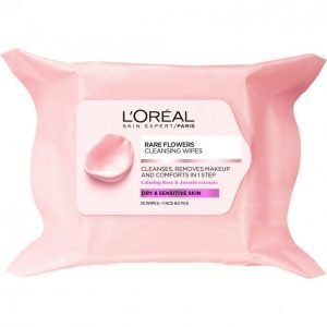 Loreal Paris Rare Flowers Puhdistusliinat Kuivalle Ja Herkälle Iholle 25kpl