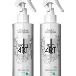 Loreal Professional Tecni.Art Pli Shaper Heat Activated Setting Spray Kampausneste 2 X 190 ml