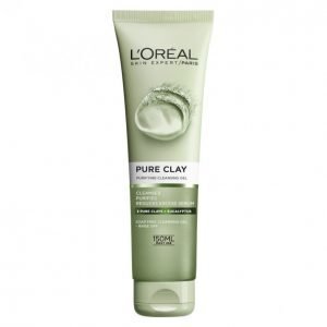 Loreal Pure Clay Purifying Cleansing Gel Mattapinnan Antava Puhdistusgeeli 150 Ml