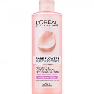 Loreal Rare Flowers Kasvovesi Kuivalle Ja Herkälle Iholle 400ml