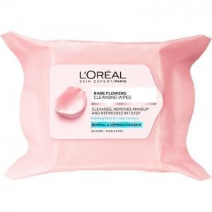 Loreal Rare Flowers Puhdistusliinat Normaalille Ja Sekaiholle 25kpl