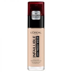 L'oréal Paris Infallible 24hr Freshwear Liquid Foundation Various Shades 015 Porcelaine