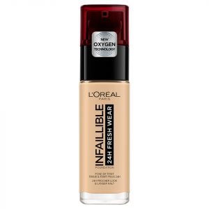 L'oréal Paris Infallible 24hr Freshwear Liquid Foundation Various Shades 100 Linen