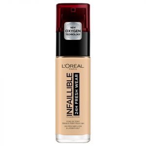 L'oréal Paris Infallible 24hr Freshwear Liquid Foundation Various Shades 100 Linen