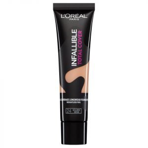 L'oréal Paris Infallible Total Cover Foundation 35g Various Shades 24 Golden Beige