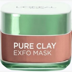L'oréal Paris Pure Clay Mask Exfo 50 Ml Kasvonaamio