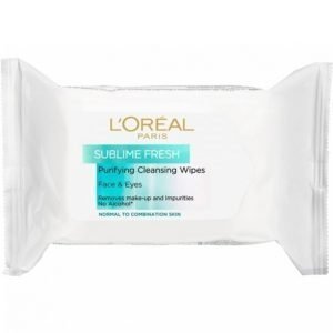 L'oréal Paris Sublime Fresh Wipes 25 Kpl Puhdistusliinat