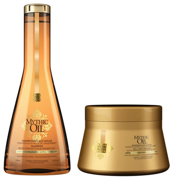 L'oréal Professionnel Mythic Oil Shampoo And Masque For Normal To Fine Hair Duo