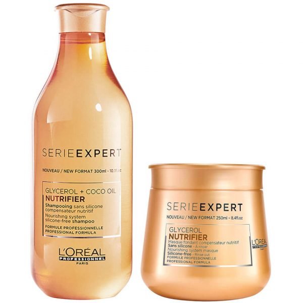 L'oréal Professionnel Serie Expert Nutrifier Shampoo And Masque Duo