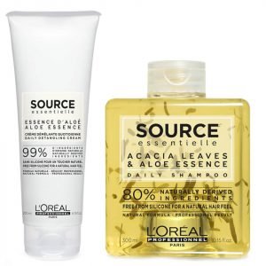 L'oréal Professionnel Source Essentielle Daily Shampoo And Detangling Hair Cream Duo