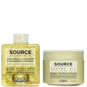 L'oréal Professionnel Source Essentielle Sensitive Scalp Shampoo And Dry Hair Balm Duo