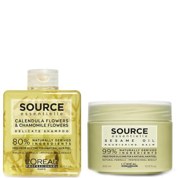 L'oréal Professionnel Source Essentielle Sensitive Scalp Shampoo And Dry Hair Balm Duo
