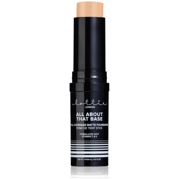 Lottie London Full Coverage Matte Foundation Stick 9g Various Shades Toasted Almond
