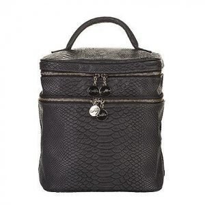 Lulu's Beauty Bag Grey Snake