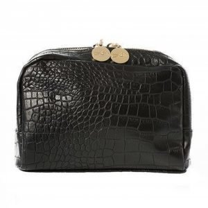 Lulu's Makeup Bag Black Croco