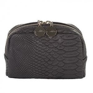 Lulu's Makeup Bag Grey Snake