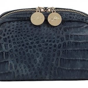 Lulu's Makeup Bag Ocean Blue Croco