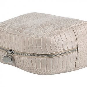 Lulu's Toilet Bag Beige Croco