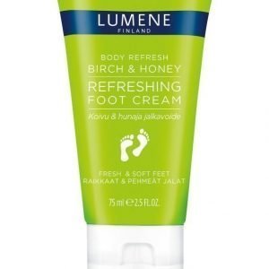 Lumene Body Refresbody Refresh Birch & Honey Refreshing Foot Cream Jalkavoide 75 ml