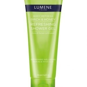 Lumene Body Refresh Birch & Honey Shower Gel Suihkugeeli 200 ml