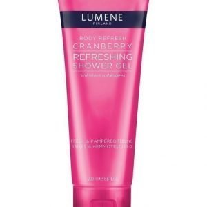 Lumene Body Refresh Cranberry Refreshing Shower Gel Suihkugeeli 200 ml