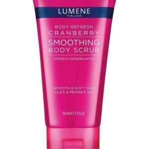 Lumene Body Refresh Cranberry Smoothing Body Scrub Vartalokuorinta 150 ml