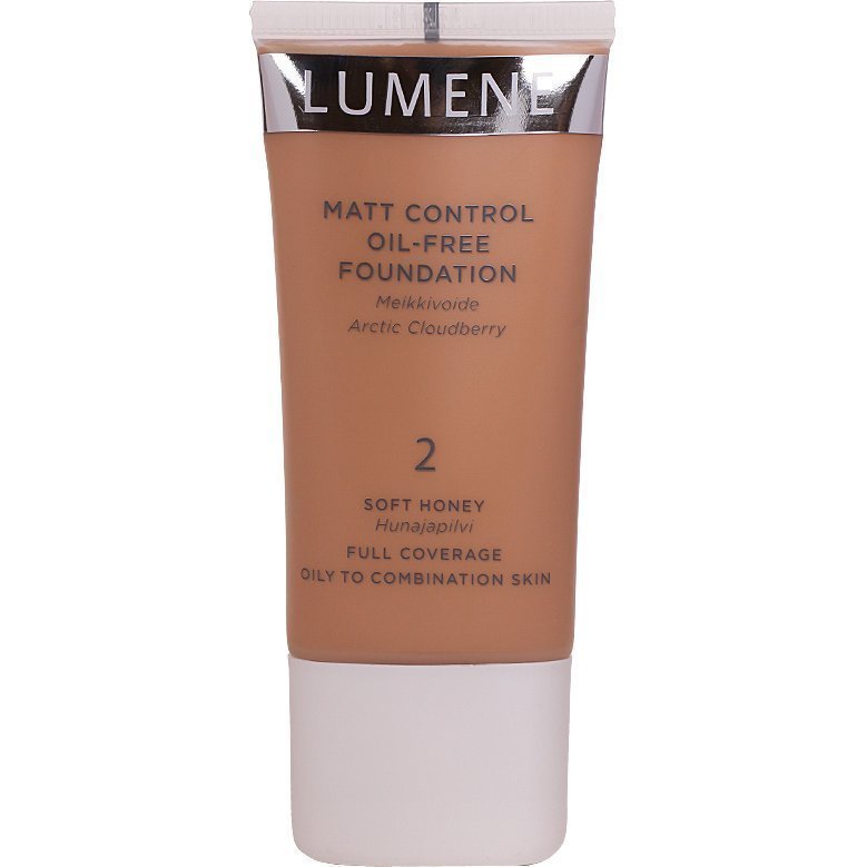 Lumene Matt Control Oil-Free Foundation 2 Soft Honey 30ml