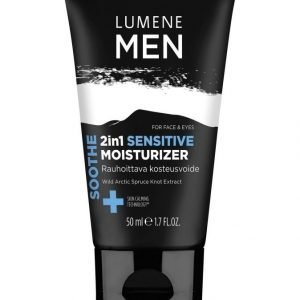 Lumene Men 2in1 Sensitive Moisturizer Rauhoittava Kosteusvoide 50 ml