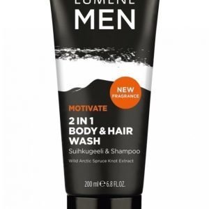 Lumene Men Motivate 2in1 Body & Hair Wash 200 Ml Suihkugeeli