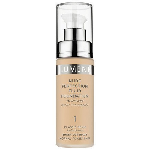 Lumene Nude Perfection Fluid Foundation 1 Classic Beige