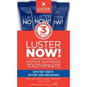 Luster Now Instant Whitening Toothpaste 3 Pack 42 G