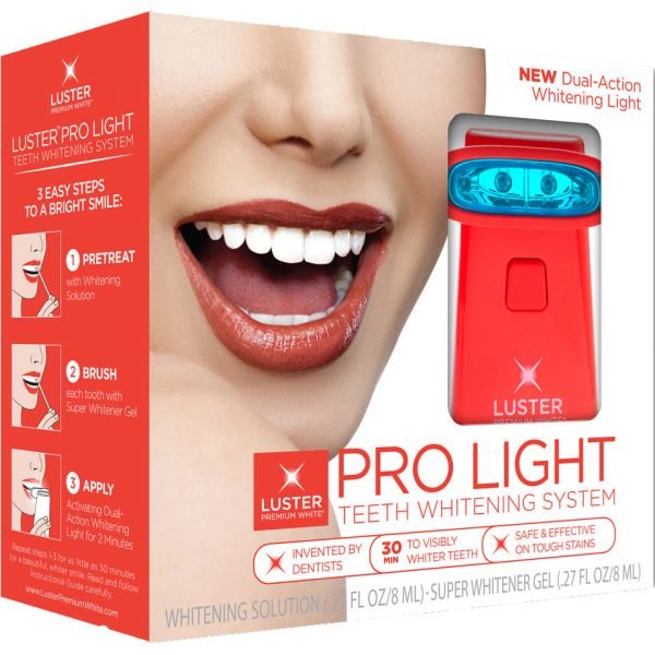 Luster Pro Light Teeth Whitening System Whitening Solution / Gel Dual Action Light 10 Ml