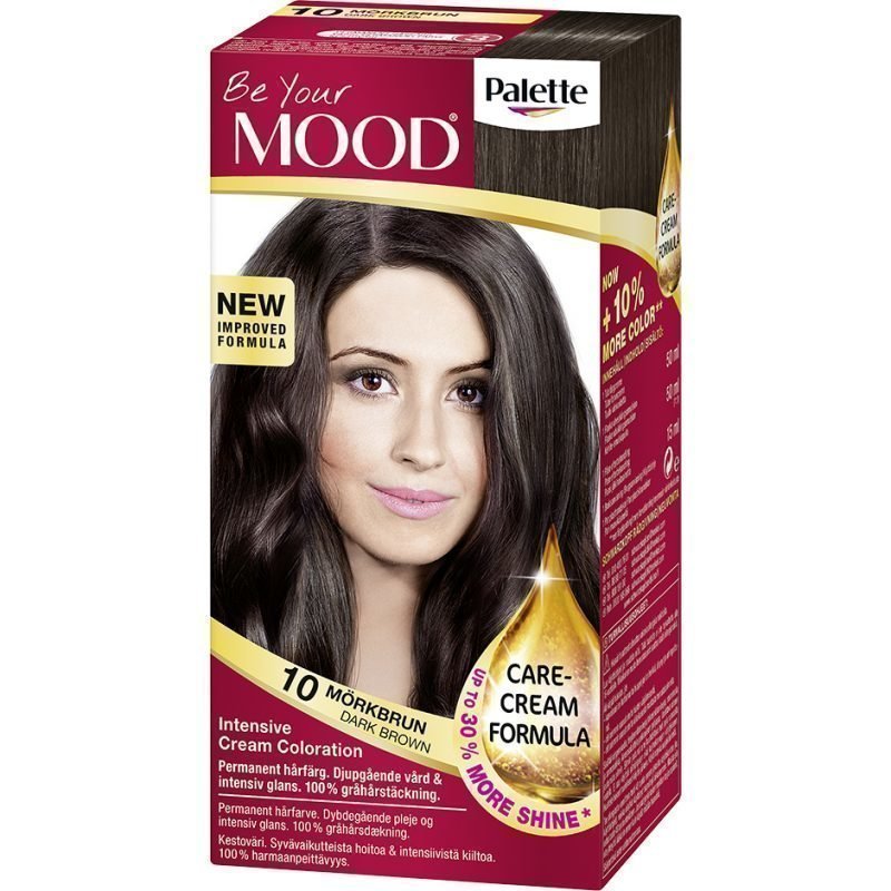 MOOD Hair Colour 4 in 1 No. 10 Dark Brown