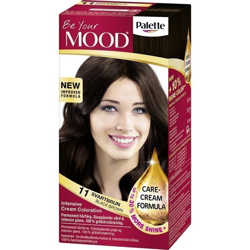 MOOD Hair Colour 4 in 1 No. 11 Black Brown