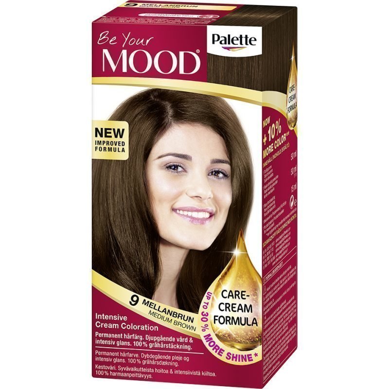 MOOD Hair Colour 4 in 1 No. 9 Medium Brown