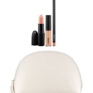 Mac Jeans Keepsakes/Nude Lip Bag Meikkipussi Ja Kolme Huulituotetta