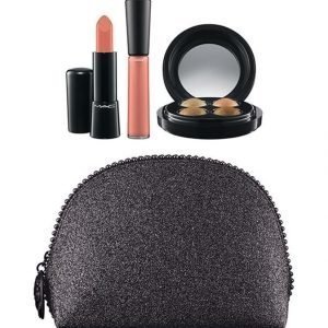 Mac Keepsakes/Gold Lip + Eye Bag 51 G Meikkipussi Tuotteineen