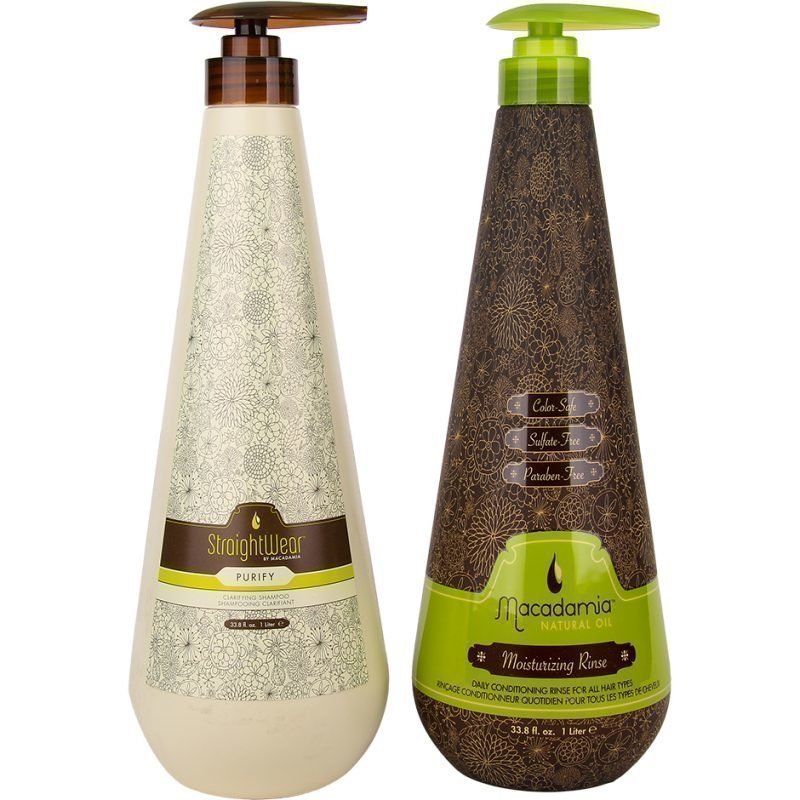 Macadamia Macadamia Duo StraightWear Purify Shampoo 1000ml Moisturizing Rinse 1000ml