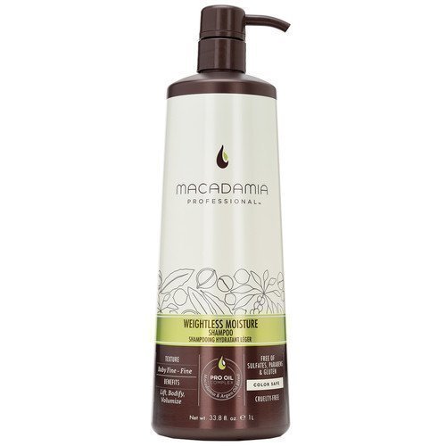 Macadamia Professional Weightless Moisture Shampoo 1000 ml