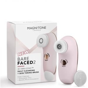Magnitone London Barefaced 2 Daily Cleansing And Skin Toning Brush Pink