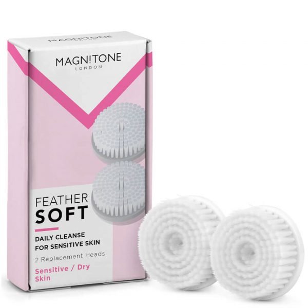 Magnitone London Barefaced 2 Feathersoft Daily Cleansing Brush Head 2 Pack