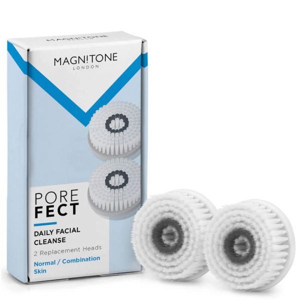 Magnitone London Barefaced 2 Porefect Daily Cleansing Brush Head 2 Pack