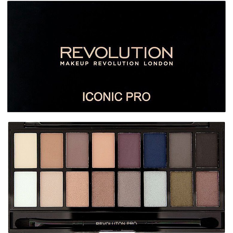 Makeup Revolution Iconic Pro 2 Palette 16 Eyeshadows Eyeshadow Brush